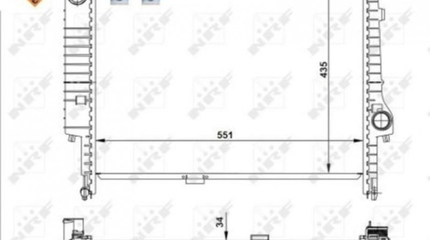 Radiator apa BMW 5 Touring (E34) 1991-1997 #2 01022032