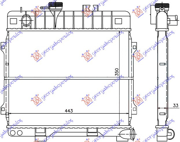 Radiator Apa - Bmw Series 3 (E30) 1983 , 17111151700