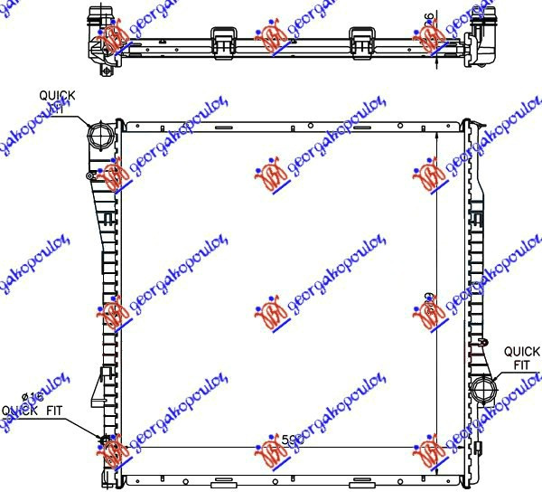 Radiator Apa - Bmw X5 (E53) 2000 , 1710439103