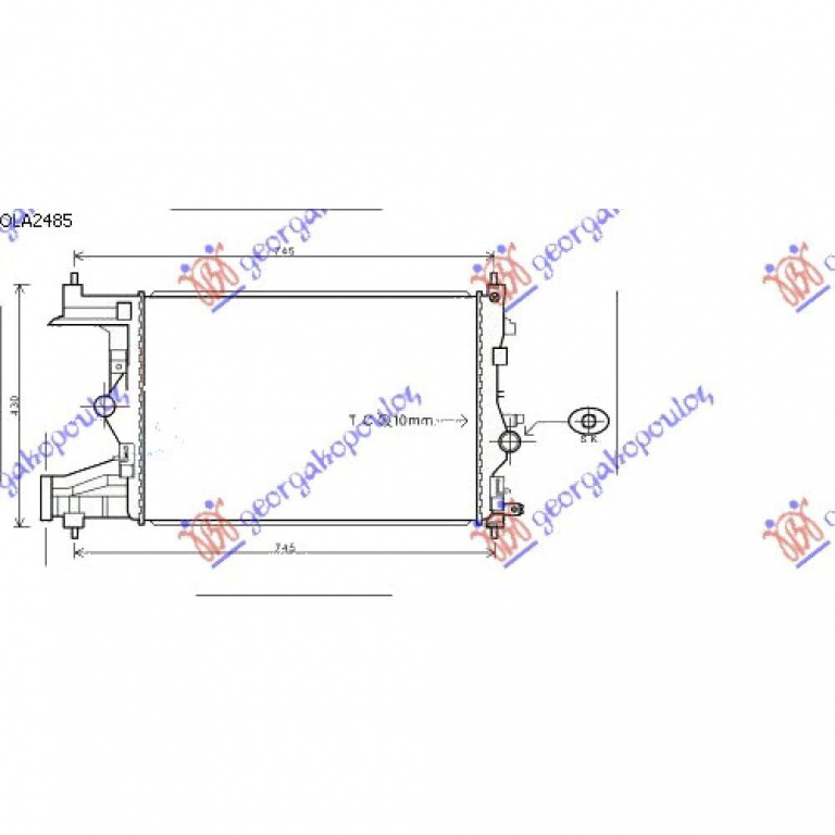 Radiator Apa - Chevrolet Orlando 2011 , 1300306