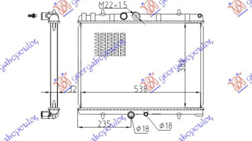 Radiator Apa - Citroen C5 2004 , 1330.J8