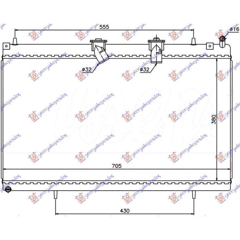 Radiator Apa - Citroen C5 2008 , 1330.J8