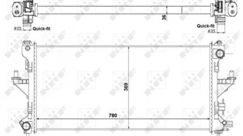 Radiator apa Fiat DUCATO bus (250, 290) 2006-2016 #2 080107N