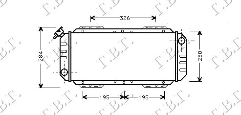 Radiator Apa - Ford Fiesta I 1978 , 6122462