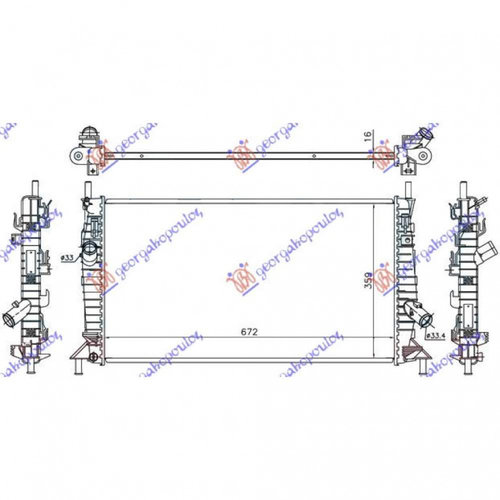 Radiator Apa - Ford Focus 2008 , 1309414