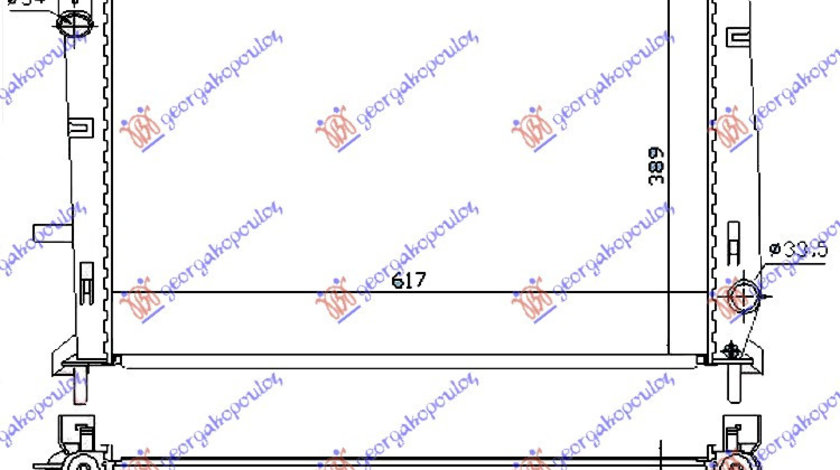 Radiator Apa - Ford Mondeo 1993 , 93bb8005ed