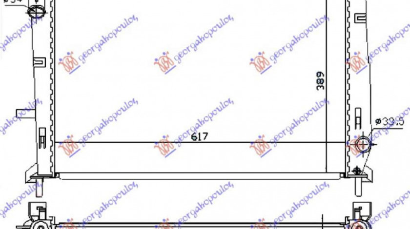 Radiator Apa - Ford Mondeo 1996 , 93bb8005ed