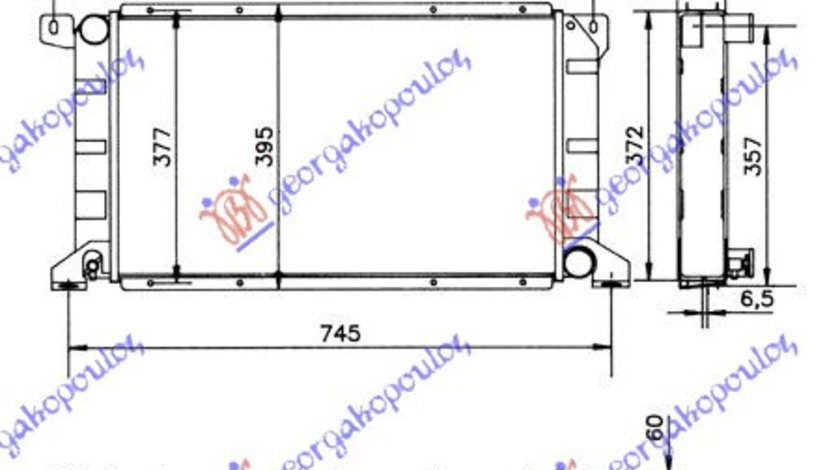 Radiator Apa - Ford Transit 1992 , 6912241