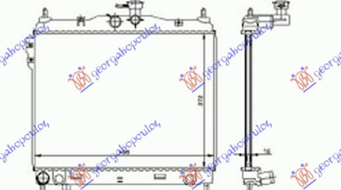 Radiator Apa - Hyundai Getz 2002 , 25310-1c010