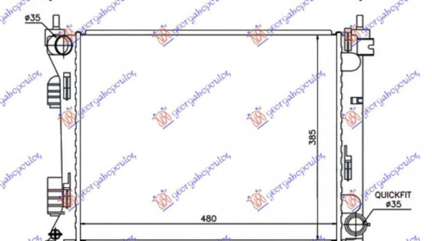 Radiator Apa - Hyundai I202012 2013 , 253101r300