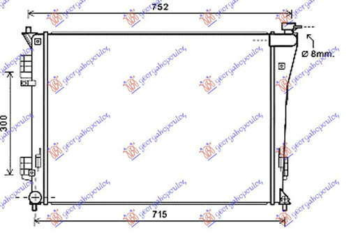 Radiator Apa - Hyundai I40 2011 , 25310-3z250