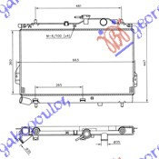 Radiator Apa - Hyundai Matrix 2001 , 25310-17800