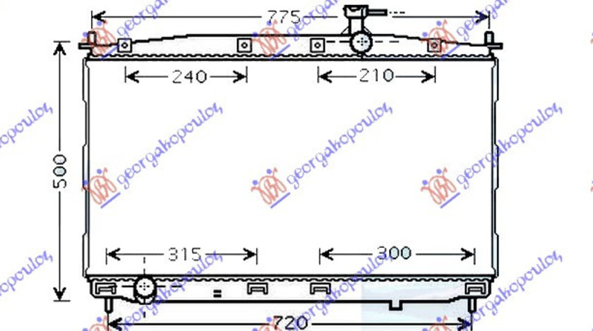 Radiator Apa - Hyundai Santa Fe 2005 , 253102b000