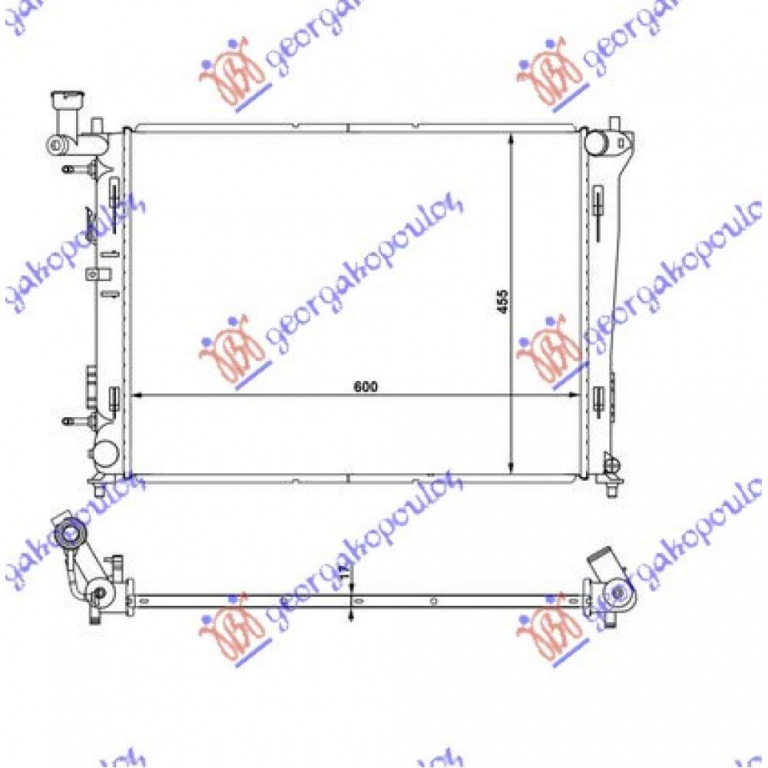 Radiator Apa - Kia Ceed 5 Usi 2010 , 253102l800