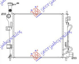 Radiator Apa - Kia Picanto 2011 , 25310-1?050