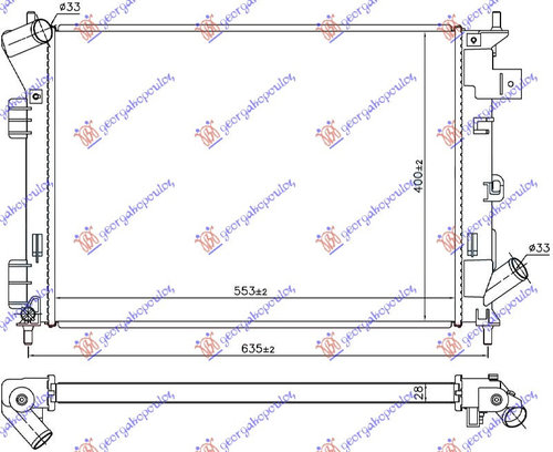 Radiator Apa - Kia Soul 2013 , 25310-B2300