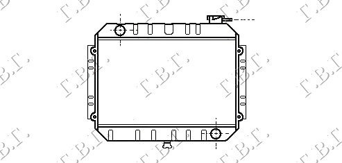 Radiator Apa - Mazda P/U B1600 1977 , 057815200b