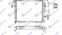 Radiator Apa - Mercedes C Class (W202) 1993 , 2025...