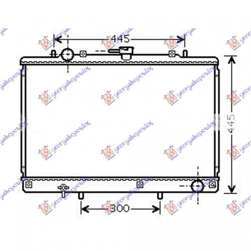 Radiator Apa - Mitsubishi Pajero 1996 , Mr127853