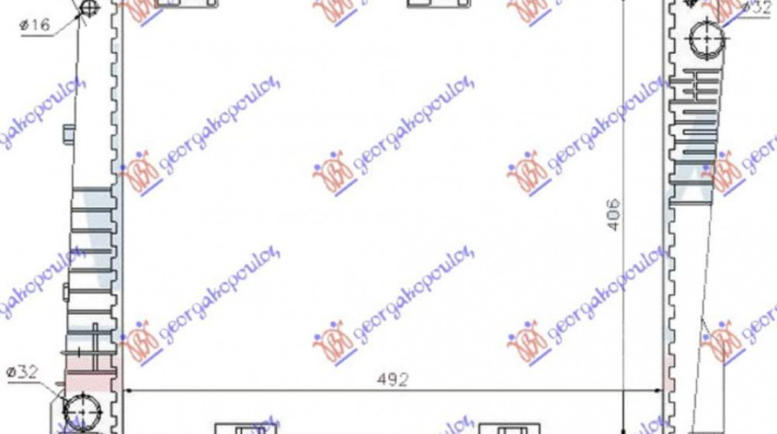 Radiator Apa - Nissan Micra (K12) 2002 , 21410-Ay602