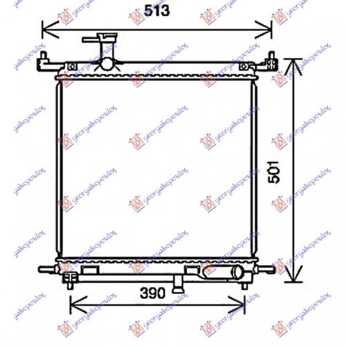 Radiator Apa - Nissan Micra (K13) 2010 , 21410-3hd1a