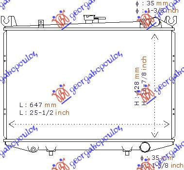 Radiator Apa - Nissan P/U (D21) Single Cab 1986 , 2140001g10