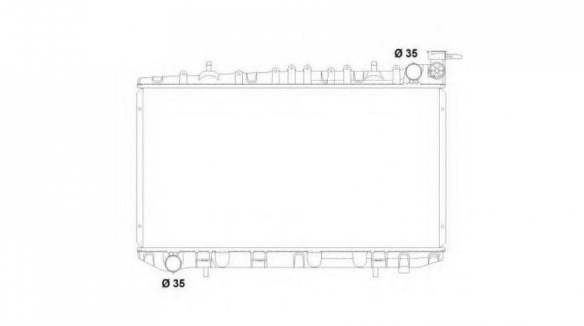 Radiator apa Nissan PRIMERA Break (W10) 1990-1998 #2 01212008