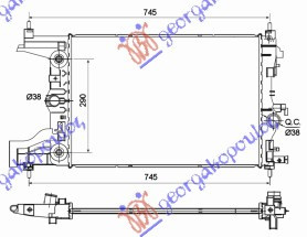 Radiator Apa - Opel Astra J 5 Usi/S.W. 2010 , 13267652