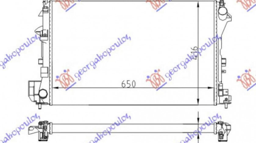 Radiator Apa - Opel Vectra C 2005 , 24418338