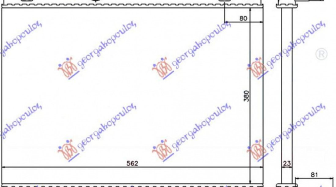 Radiator Apa - Peugeot 407 2004 , 0384g6