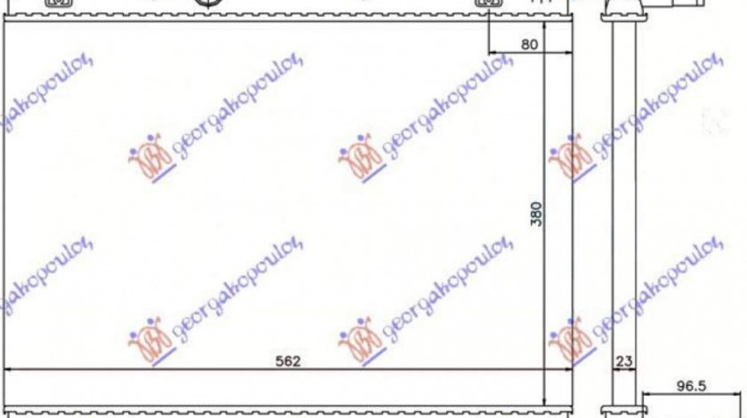 Radiator Apa - Peugeot 407 2004 , 1330?2