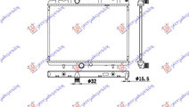 Radiator Apa - Peugeot 407 2004 , 1330w2