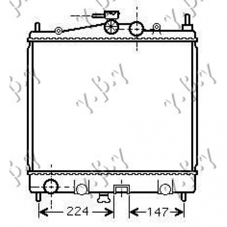 Radiator Apa - Renault Clio 2006 , 21410ax600