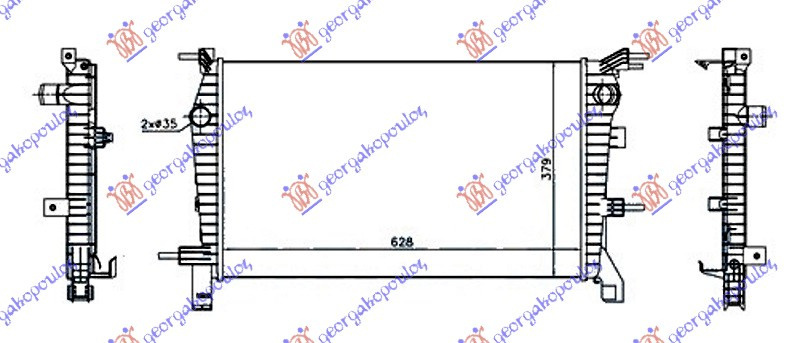 Radiator Apa - Renault Fluence 2010 , 214100069r