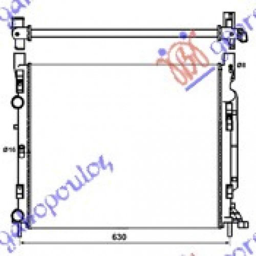 Radiator Apa - Renault Kangoo 2013 , 8200418327