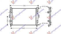 Radiator Apa - Renault Megane Sdn-H/B-L/B 2002 , 8...