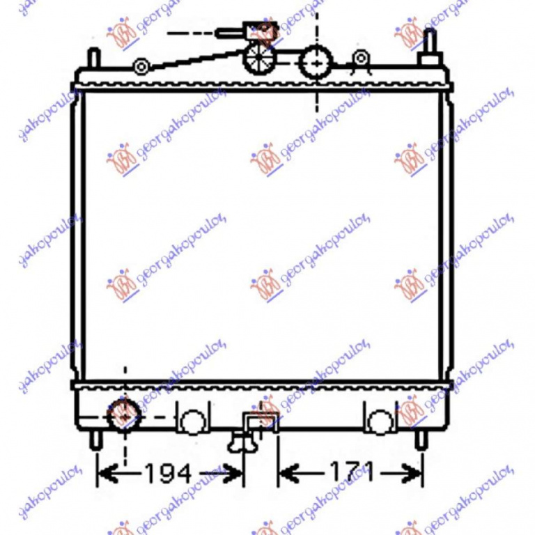 Radiator Apa - Renault Modus 2005 , 8200365427