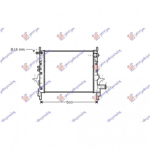 Radiator Apa - Renault Twingo 2000 , 7701045212