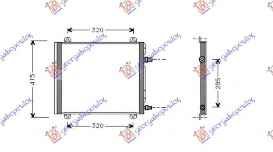 Radiator Apa - Renault Twingo 2000 , 7701045212