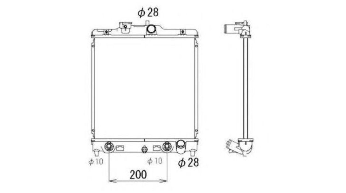 Radiator apa Rover 400 (RT) 1995-2000 #2 111015