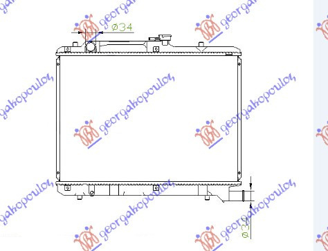 Radiator Apa - Suzuki Baleno Sdn 1994 , 1770063g20