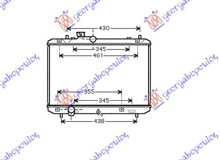 Radiator Apa - Suzuki Swift H/B 2006 , 1770063j00