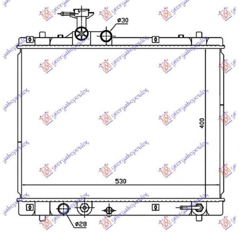 Radiator Apa - Suzuki Swift H/B2011 2012 , 1770069l10