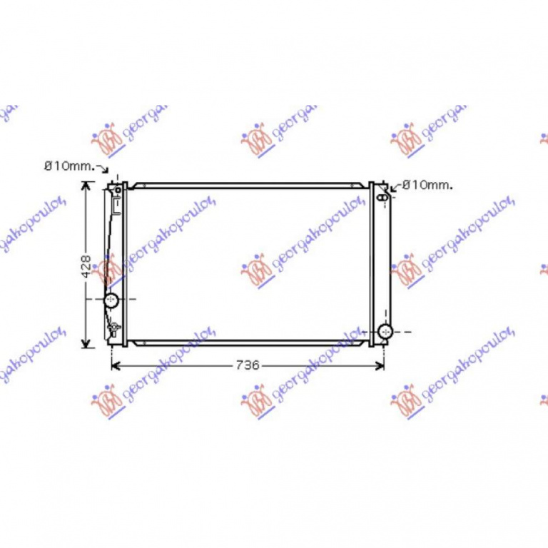 Radiator Apa - Toyota Rav 4 2012 , 16400-28560