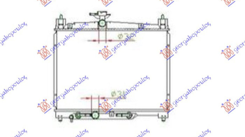 Radiator Apa - Toyota Yaris 1999 , 16400-23090