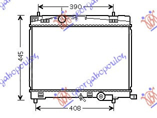 Radiator Apa - Toyota Yaris 2005 , 16400-0y010