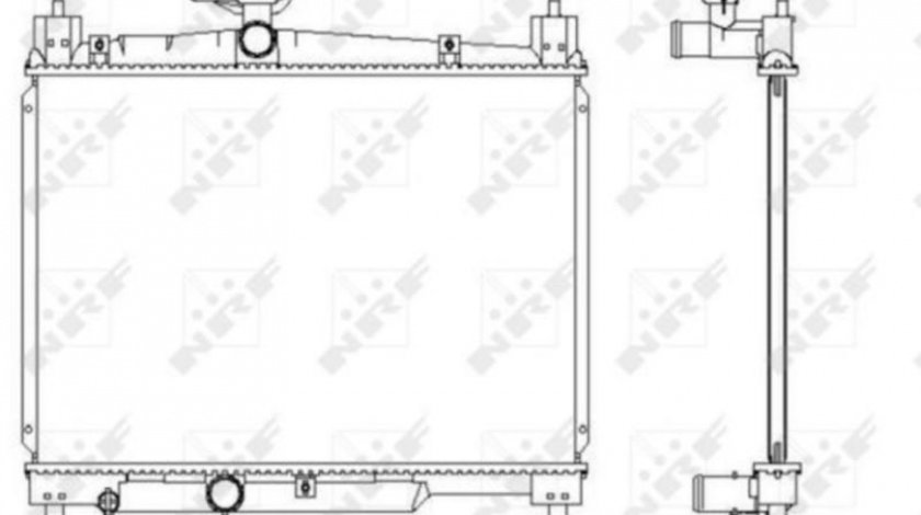 Radiator apa Toyota YARIS/VITZ (SCP1_, NLP1_, NCP1_) 1999-2005 #3 01153041