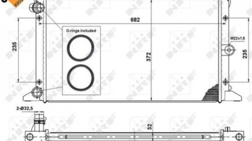 Radiator apa Volkswagen VW SHARAN (7M8, 7M9, 7M6) 1995-2010 #2 102090