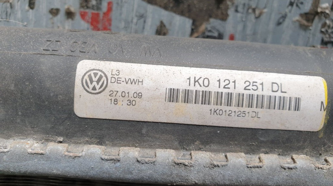 Radiator apa VW Caddy III 2.0 SDI 70cp cod piesa : 1K0121251DL