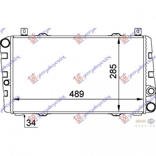 Radiator Apa - Vw Caddy Pick-Up 1996 , 6u0121251c